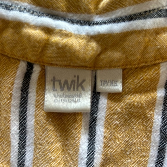 Twik yellow with white and black stripes top - Picture 2 of 5